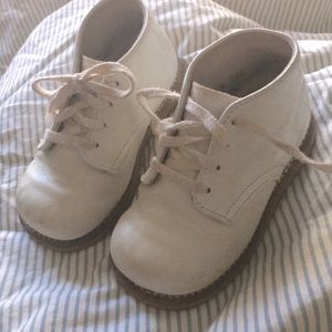 True vintage leather baby shoes.  Adorable!!